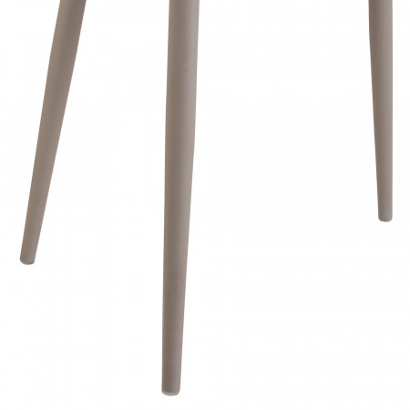 Chaise de cuisine grise dossier haut - Rosa 
