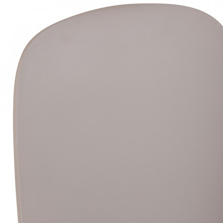 Chaise de cuisine grise dossier haut - Rosa 