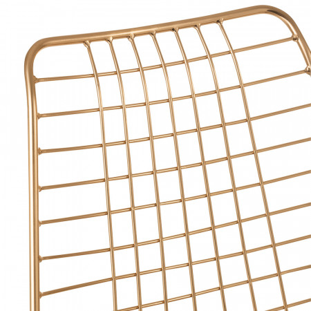 Chaise design dorée - Carlo 