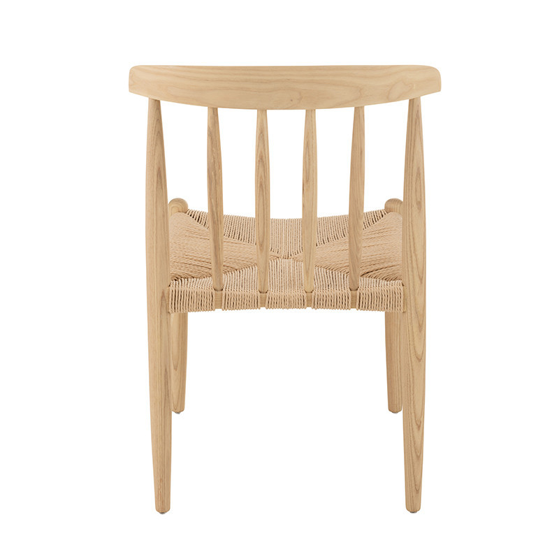 Chaise design scandinave à barreaux bois clair - Karl