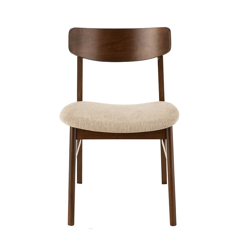 Chaise vintage design bois marron - Marta