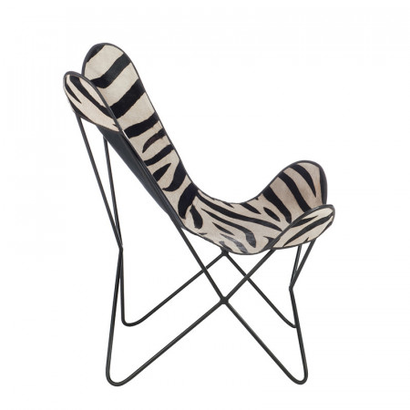 Fauteuil papillon zèbre design - Cow
