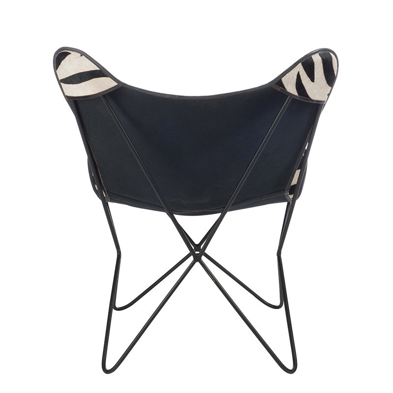 Fauteuil papillon design zèbre - Cow