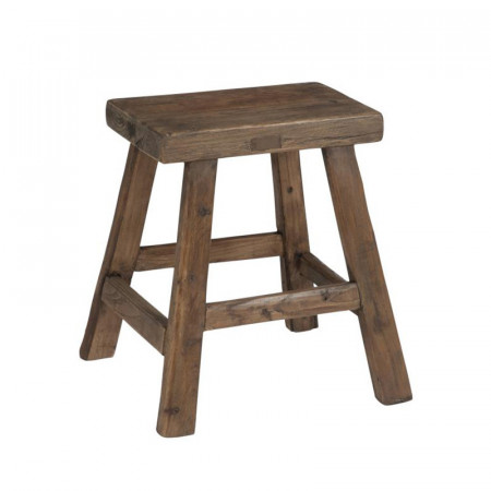 Tabouret en bois brut marron - Bess