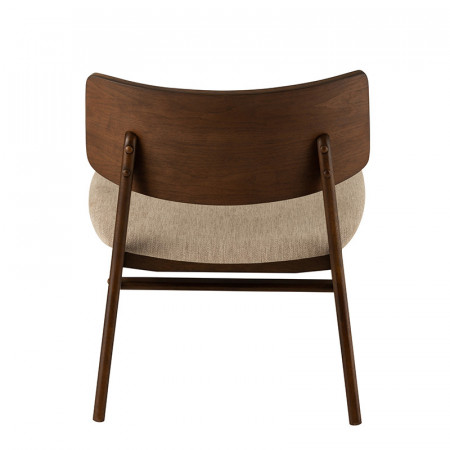 Fauteuil beige vintage scandinave - Marta
