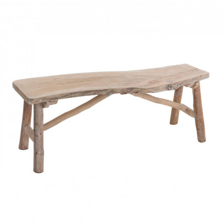 Banc intérieur bois brut naturel - Sol