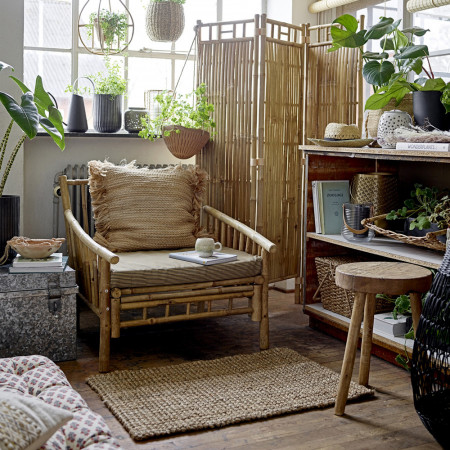 Tabouret en bois rond Bloomingville - Caru