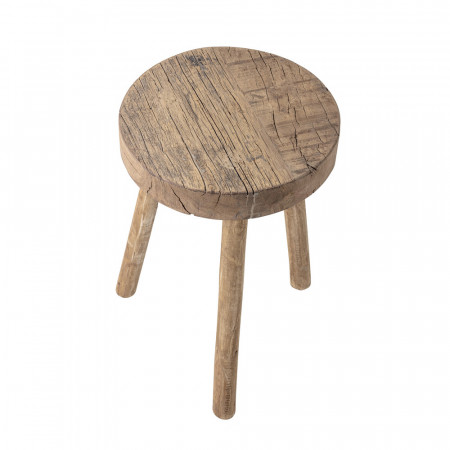Tabouret en bois brut rond Bloomingville - Caru