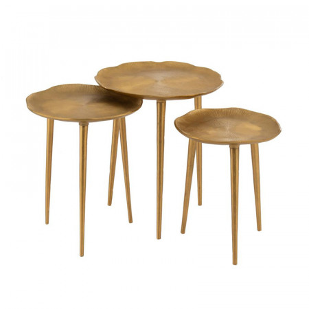 Table gigogne dorée originale - Cly