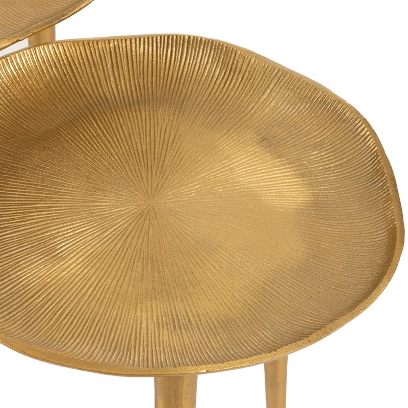 Table gigogne dorée style art déco - Cly