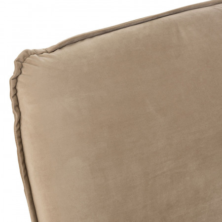 Fauteuil beige design pivotant - Dino 