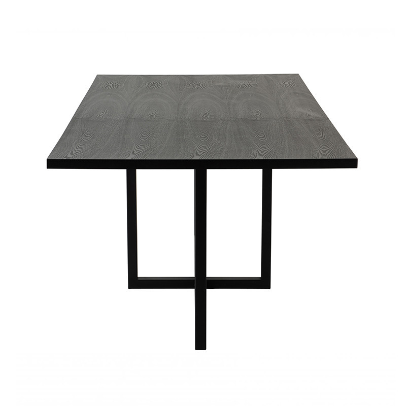 Table design noire rectangulaire - Kipy