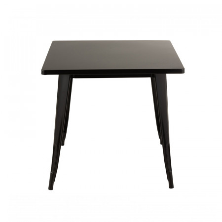 Table bistrot carré métal noir - Coff