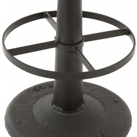 Tabouret de bar industriel cuir sans dossier - Stir
