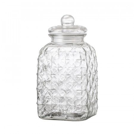 Grande bonbonnière en verre transparent design - Tagada 