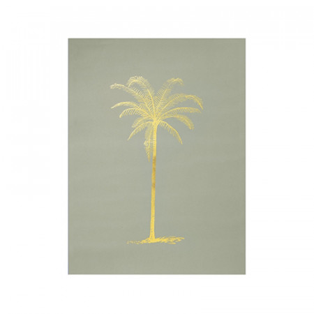 Cadre déco noir palmier Bloomingville cadre noir - Tropicale 
