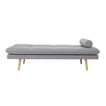 Méridienne scandinave tissu gris Bloomingville