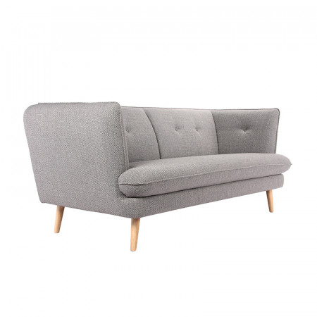Canapé scandinave gris 2 places dossier capitonné Bloomingville