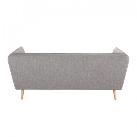 Canapé gris 2 places scandinave dossier capitonné Bloomingville