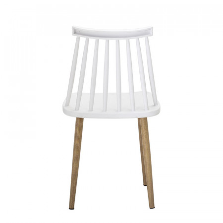 Chaise à barreaux blanche design extérieur Bloomingville