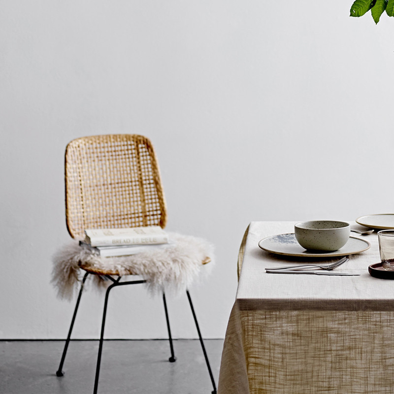 Chaise en rotin tressé rétro Bloomingville - Lena