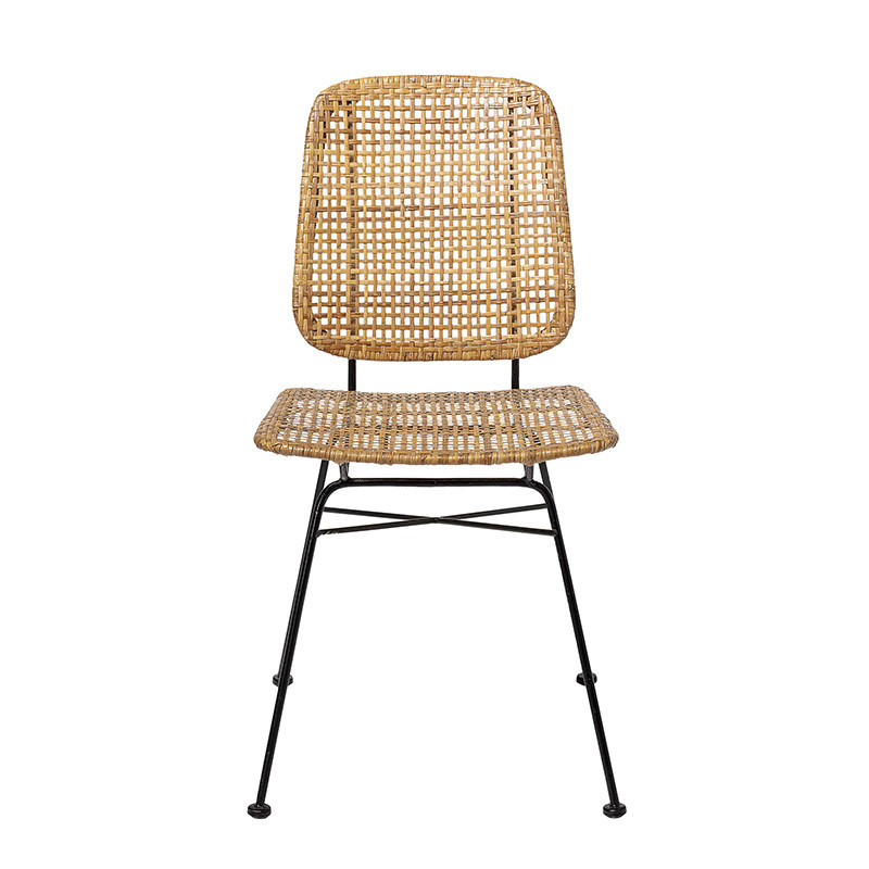 Chaise en rotin rétro Bloomingville - Lena