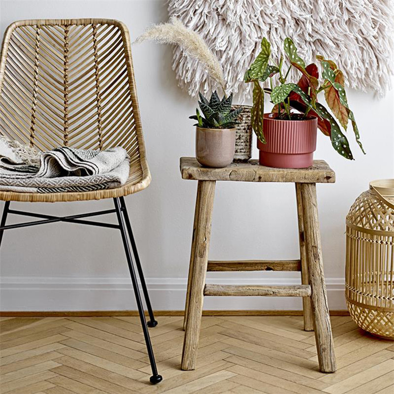 Chaise design en rotin tressé Bloomingville - Lena