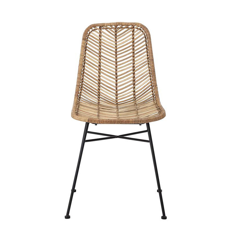 Chaise design en rotin tressé Bloomingville - Lena 