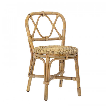 Chaise rotin vintage naturel - Creti