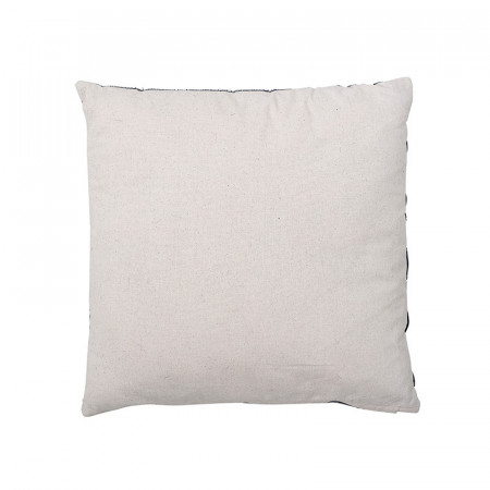 Coussin bleu avec déco pompons Bloomingville 50x50 - Céli 