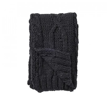 Plaid tricot bleu foncé Bloomingville