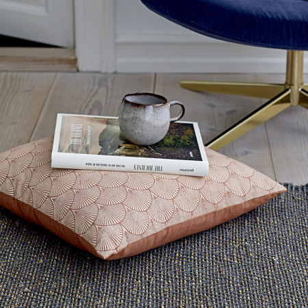 Coussin rose art déco Bloomingville 50x50