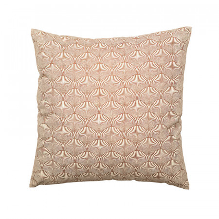 Coussin rose motif art déco Bloomingville 50x50 - Palm