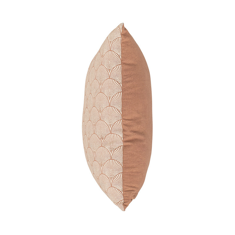 Coussin rose art déco Bloomingville 50x50 - Palm 