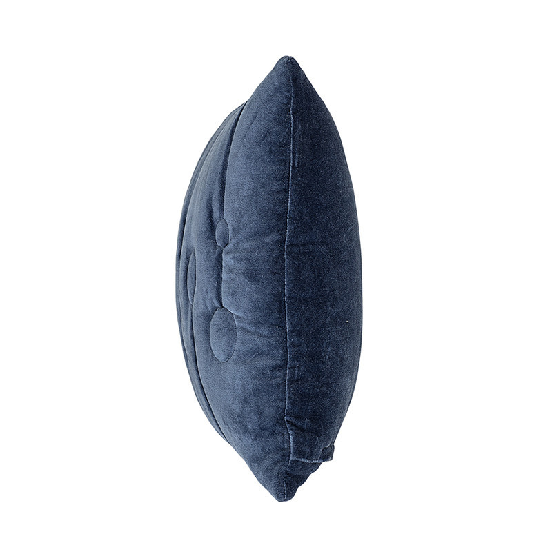 Coussin bleu velours Bloomingville 60x40 - Royal 