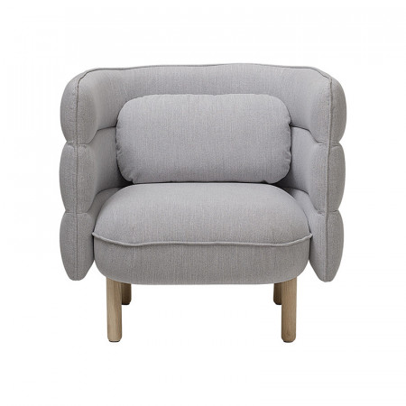 Fauteuil gris scandinave Bloomingville - Yolan