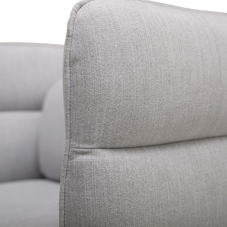 Fauteuil Bloomingville gris clair scandinave - Yolan 