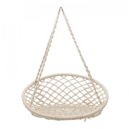 Chaise hamac suspendu blanc scandinave Bloomingville - Cozy 