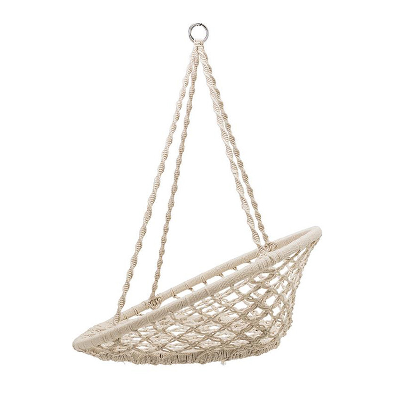 Chaise hamac suspendu blanc scandinave Bloomingville - Cozy 