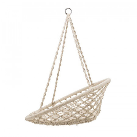 Chaise hamac suspendu blanc scandinave Bloomingville - Cozy 