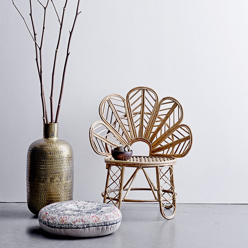 Fauteuil rond rotin design Bloomingville