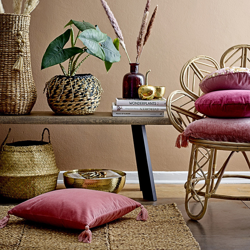 Fauteuil rotin naturel design rond Bloomingville