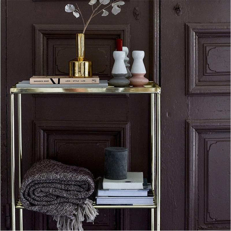 Table d'appoint haute doré Bloomingville