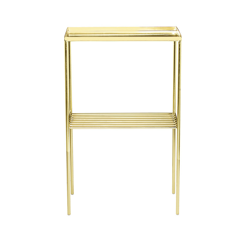 Haute table d´appoint en métal doré Bloomingville - Taline 