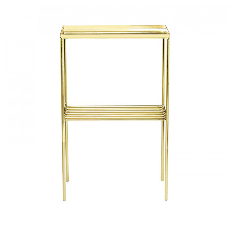 Haute table d´appoint en métal doré Bloomingville - Taline 