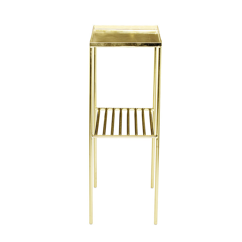 Haute table d´appoint en métal doré Bloomingville - Taline 