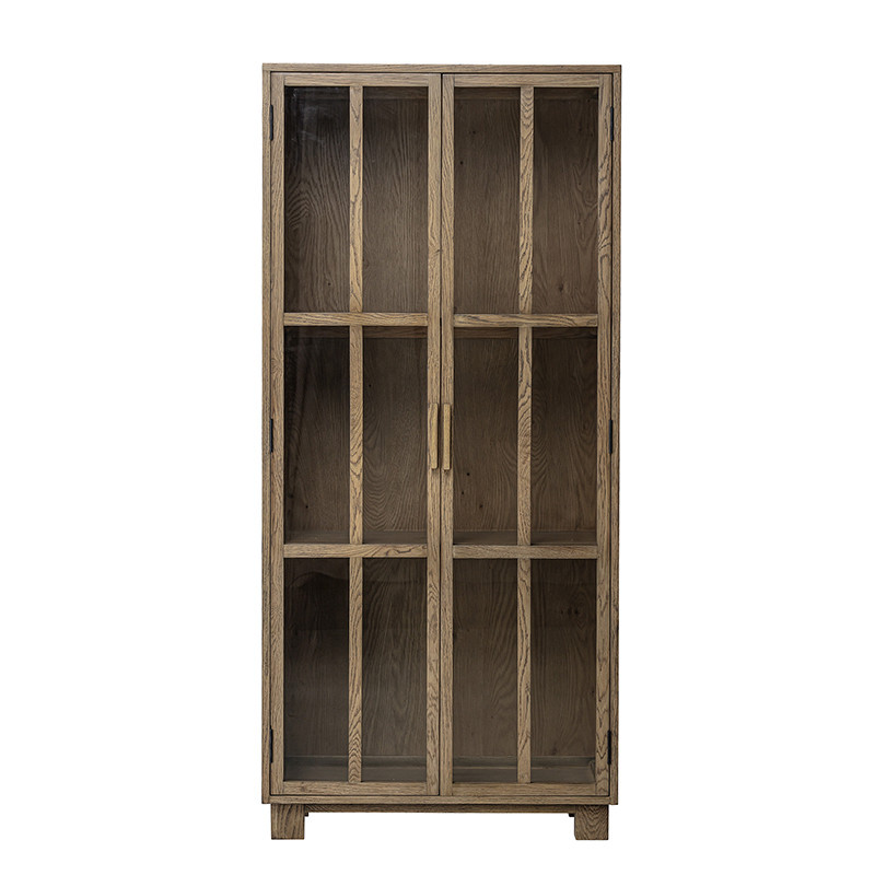 Vitrine en bois design Bloomingville