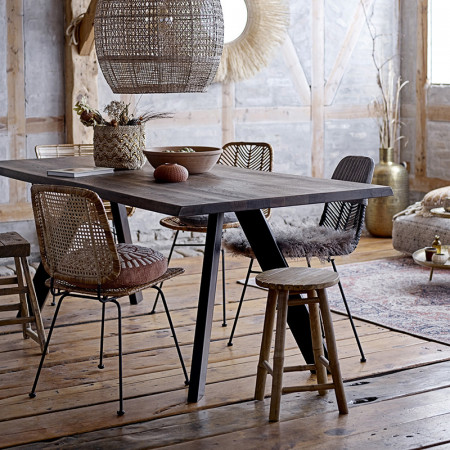 Tabouret en bambou Bloomingville