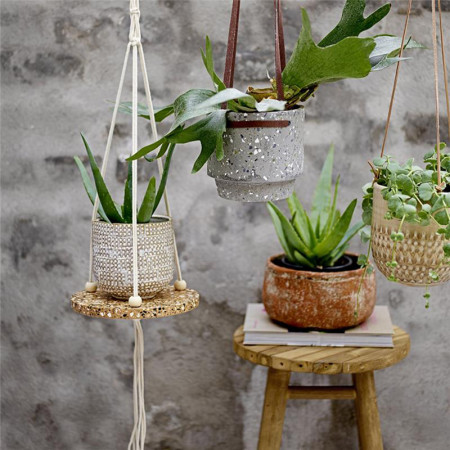 Tabouret extérieur en bambou naturel Bloomingville