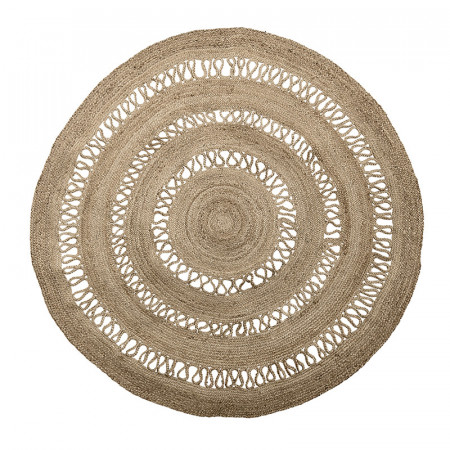 Tapis jute rond Bloomingville D182cm - Jin
